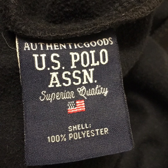 Used US Polo Assn Men’s Microsherpa ZIP Sweater - Picture 8 of 8